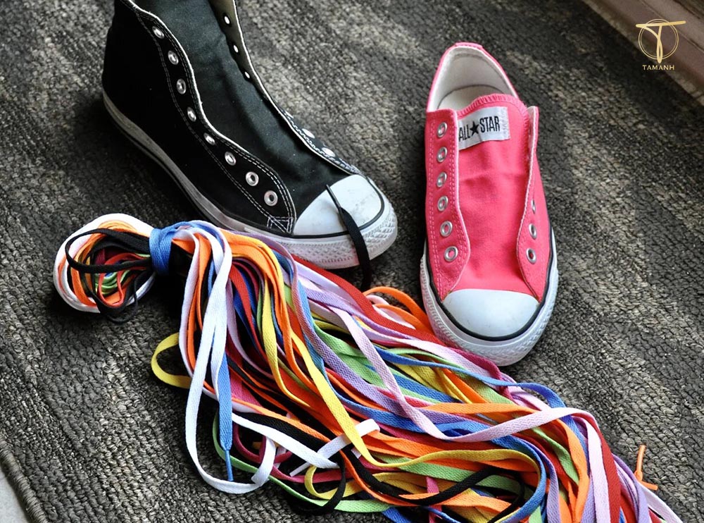 các loại dây buộc giày phổ biến