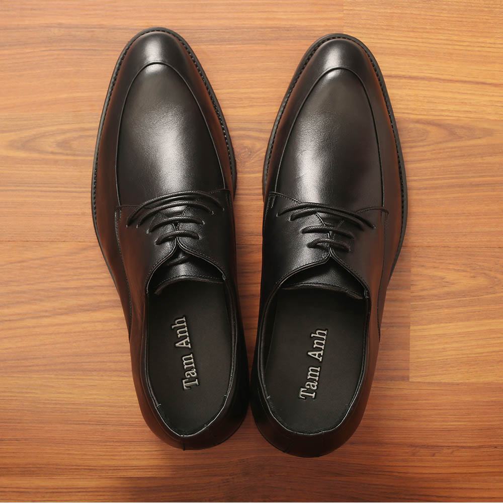 Giày tây nam cột dây kiểu Derby GNTA0126-D đen