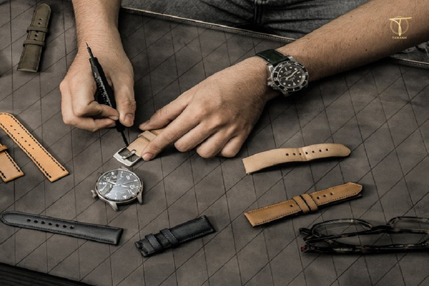 Cách làm dây da đồng hồ handmade và đơn vị làm dây đồng hồ da thật cao cấp  – Tavos