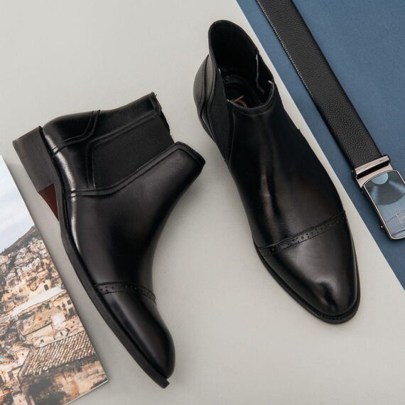 Giày nam chelsea boot hàng hiệu Tâm Anh gnta6232-d