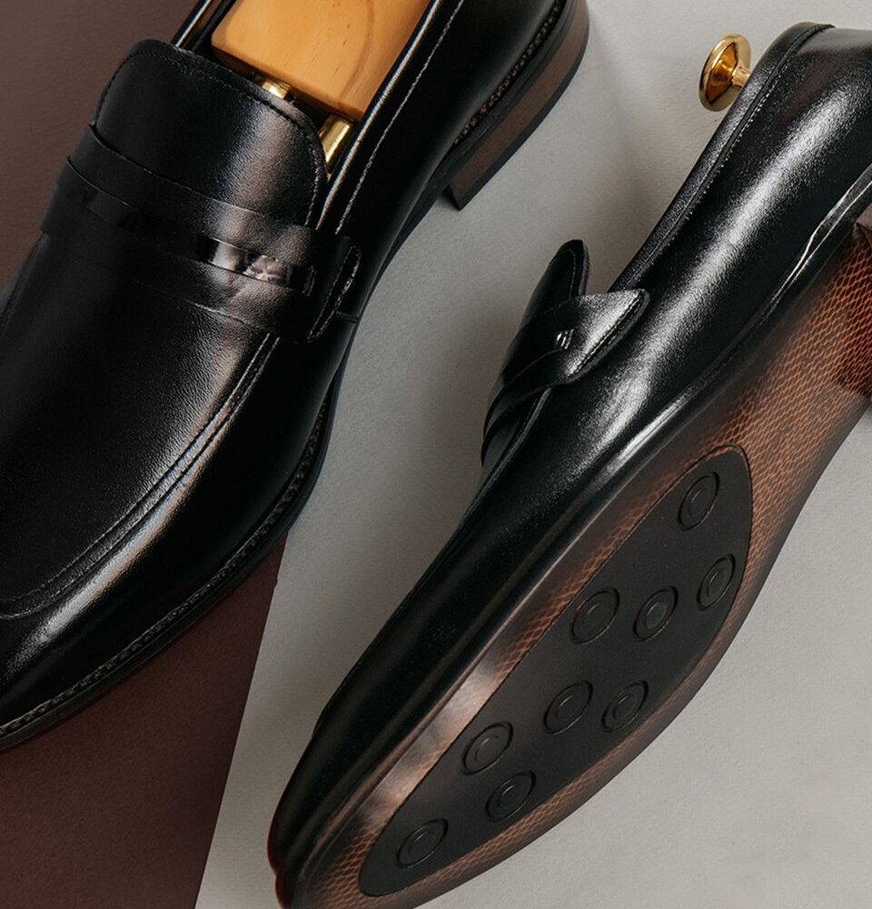 giày penny loafer đế phíp GNTA8893-D ảnh 4