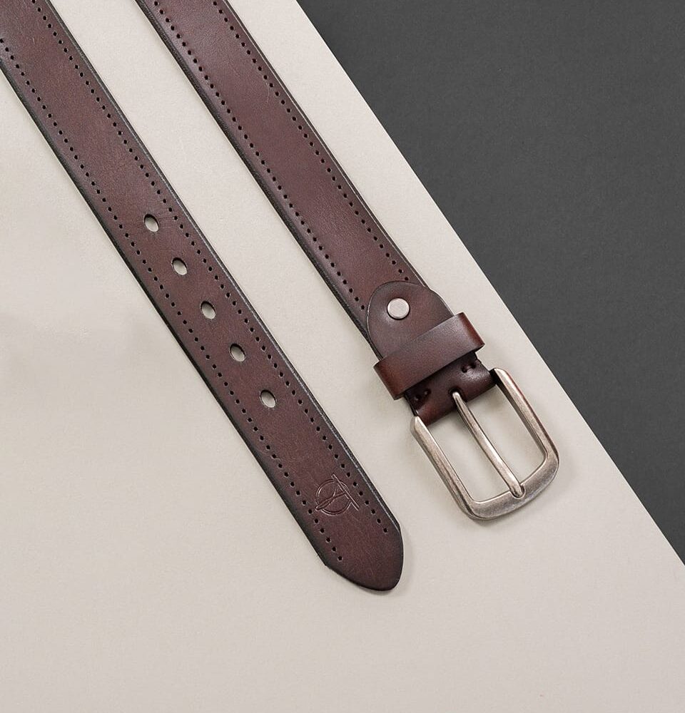 dây lưng màu cafe DJTANHZ-222-CF ảnh 3