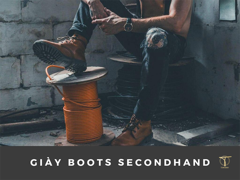 Giày boots secondhand