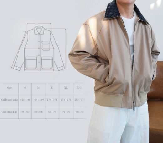 Hướng Dẫn Chọn Size Áo Khoác Nam Chuẩn Theo Kích Cỡ Việt Nam