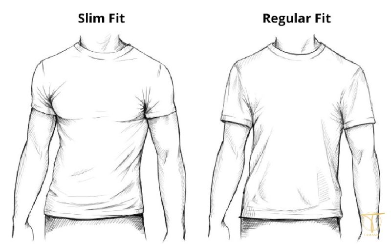 Điểm khác nhau giữa Regular fit và Slim fit