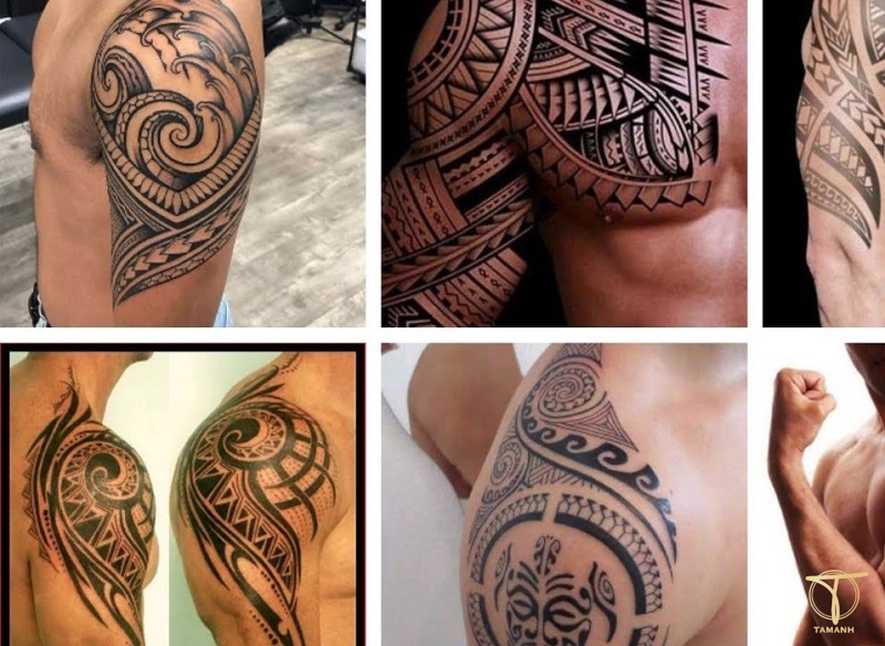 Hình xăm vòng tay maori cho nam  GÀ CON TATTOO UY TÍN TẠO NÊN THƯƠNG HIỆU