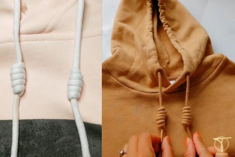 cách đan dây áo hoodie