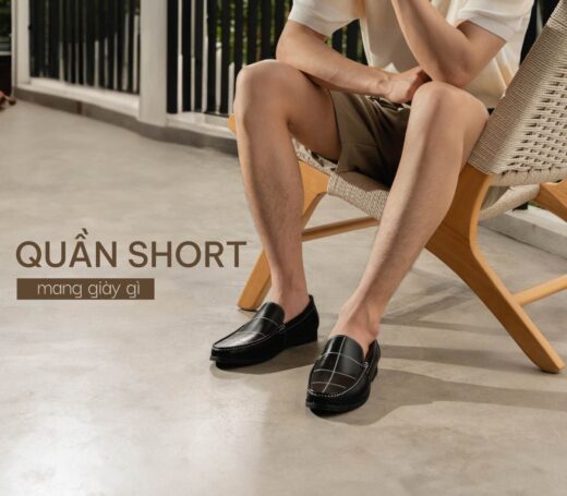 Mặc quần short mang giày gì? Cách phối giày với quần short nam