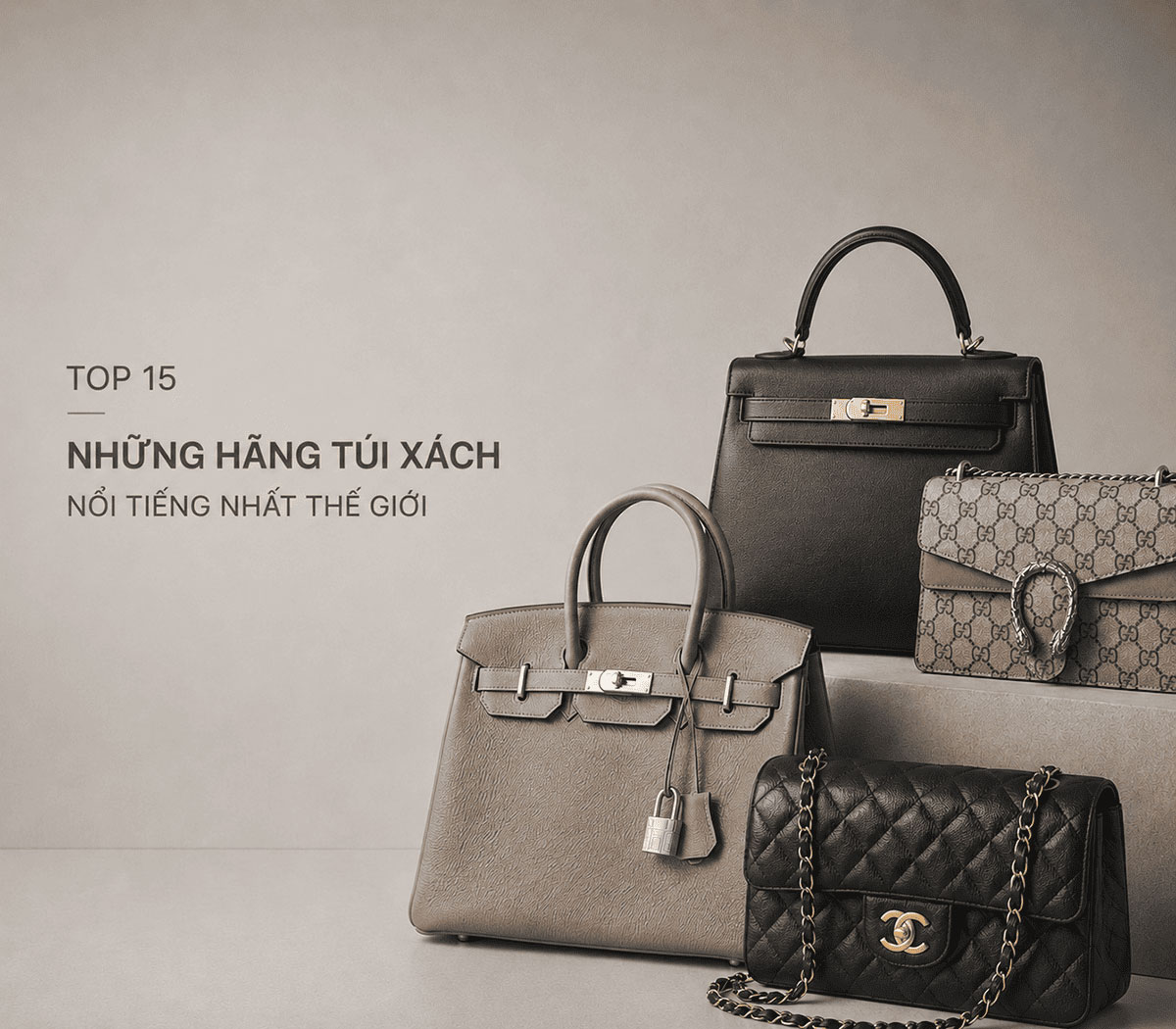 Top 15 những hãng túi xách nổi tiếng nhất thế giới 2026
