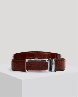 Cách chọn size thắt lưng nam chính xác nhất theo tiêu chuẩn 5 dây lưng da bụng cá sấu DTA990-03B-B-ND ảnh 1