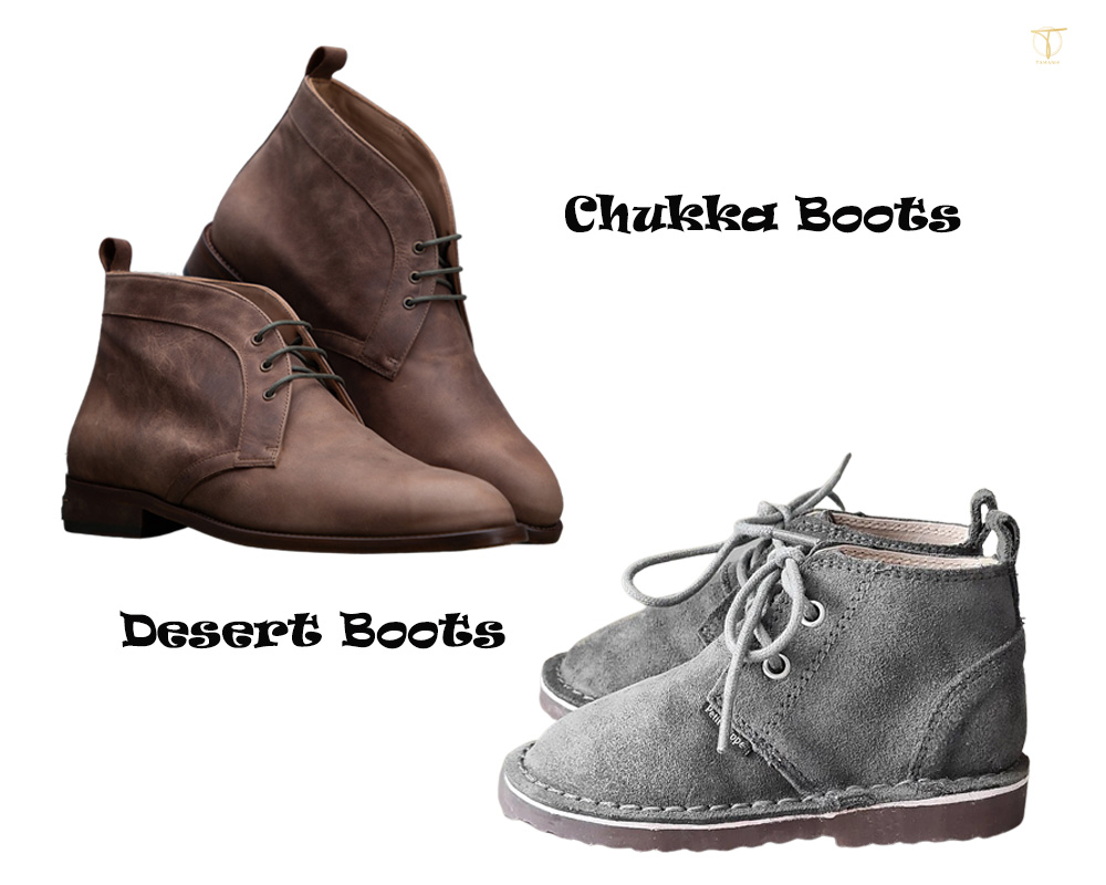 Phân biệt giày Chukka Boot và giày Desert Boots qua phong cách 4