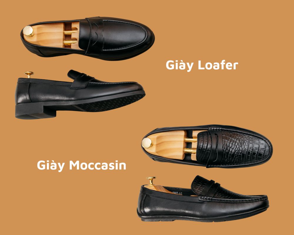 Sự khác nhau giữa Moccasin và Loafer