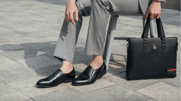 Ảnh video giày lười quần âu nam