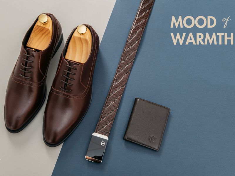 Giày nam da bóng hiệu Tâm Anh