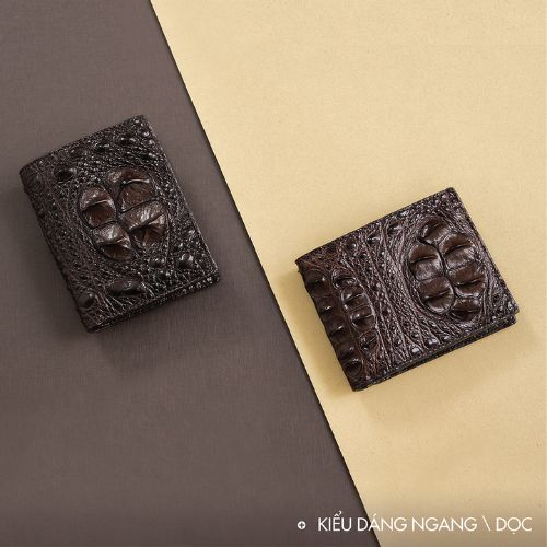 35+ Mẫu ví da cá sấu 2 mặt, bóp cá sấu 2 mặt đẹp hiệu Tâm Anh 9 Mẫu ví da cá sấu 2 mặt bán chạy