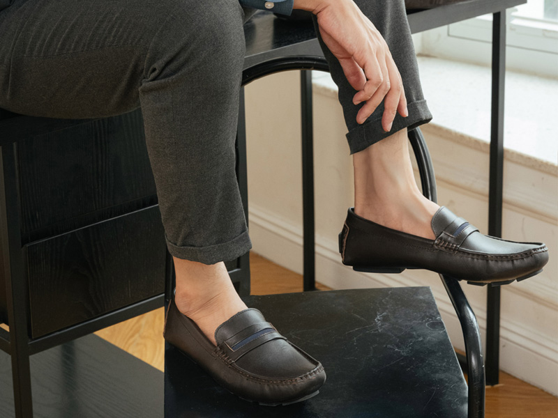 ảnh giày da nam đế bằng 2