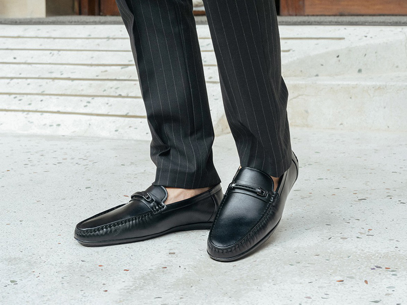 ảnh giày da nam đế bằng 4