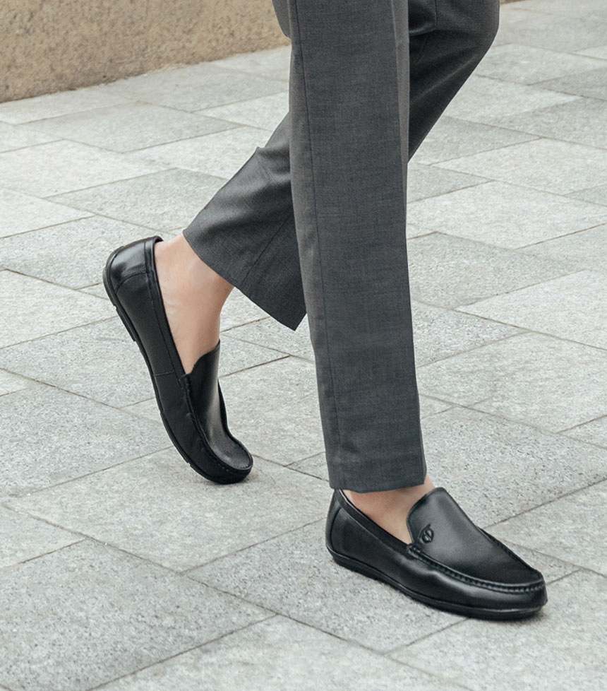 ảnh giày da nam đế bằng 5