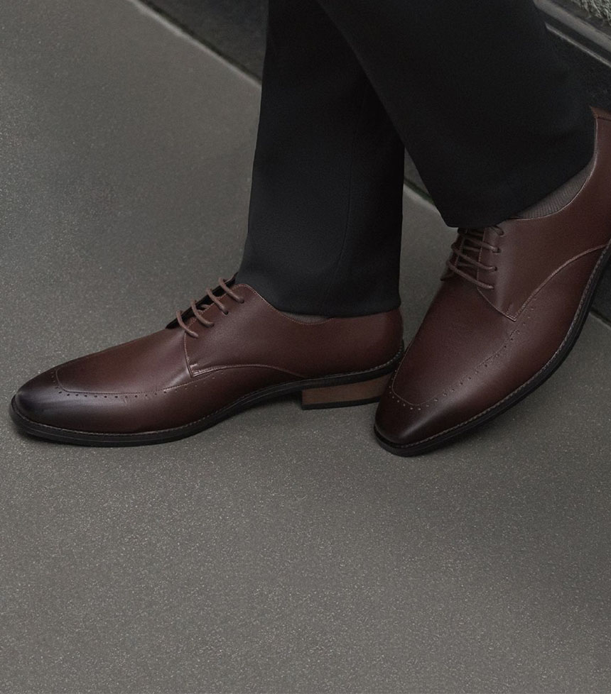 ảnh mẫu giày da nam mũi vuông tâm anh