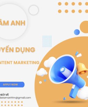 Tuyển dụng nhân viên Content Marketing đi làm ngay