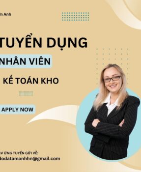 Tuyển dụng nhân viên kế toán kho làm việc tại Hà Nội