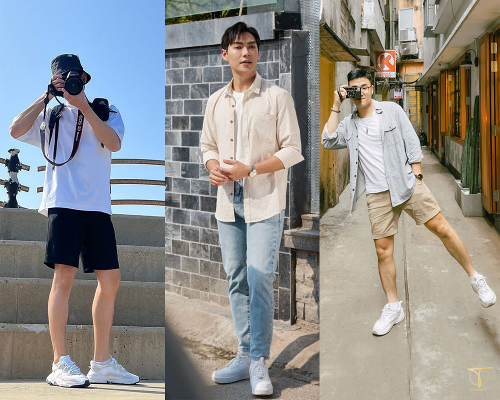 phối đồ đẹp cho nam vào mùa hè