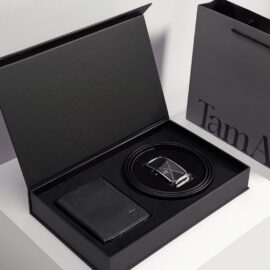 Set quà tặng nam ví da thắt lưng lịch lãm CBTA03