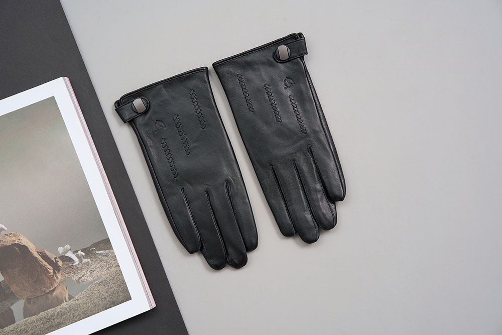 Găng tay da cừu nam cảm ứng GTTACUNA-39-D