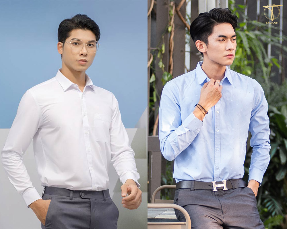 Thắt lưng da cá sấu dây nối bản 3.5 cm da bụng đẹp DTA1100-07B-B-CF 2 Áo sơ mi – Biểu tượng của sự thanh lịch