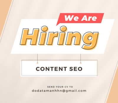 TUYỂN DỤNG CONTENT SEO CHO WEBSITE