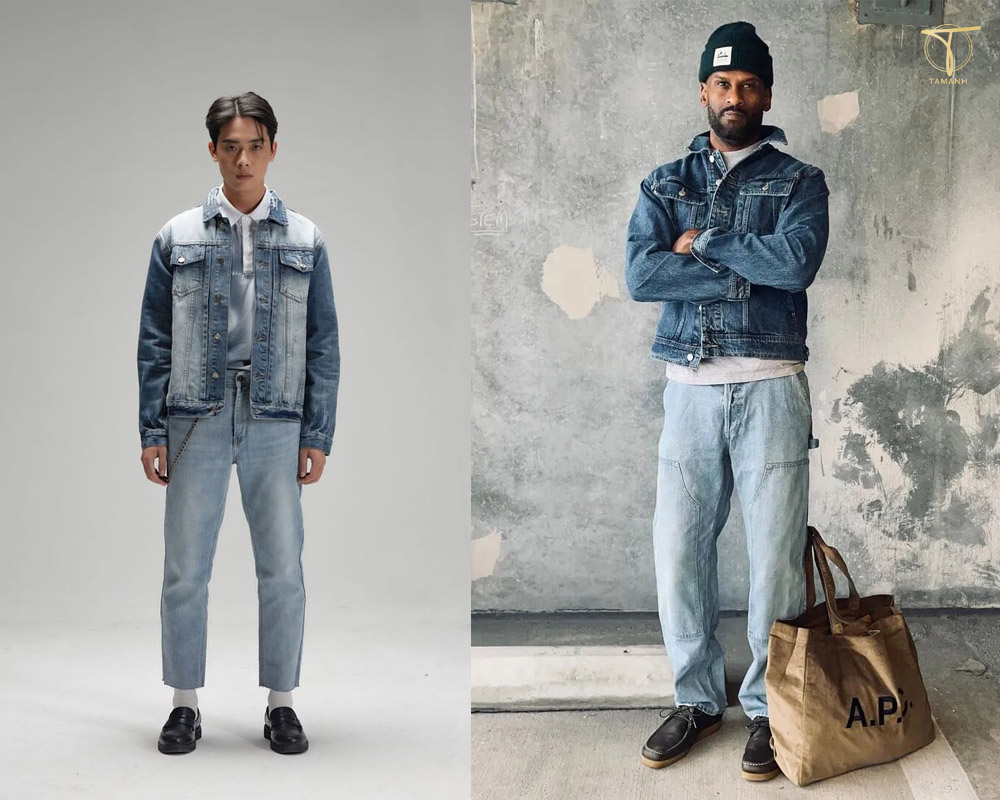 Business Core là gì? Phong cách phối đồ doanh nhân của giới trẻ 10 Phối đồ business core theo phong cách Denim on denim