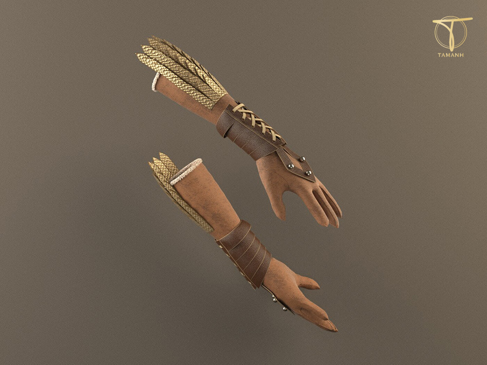 Găng tay da từ thời Trung Cổ