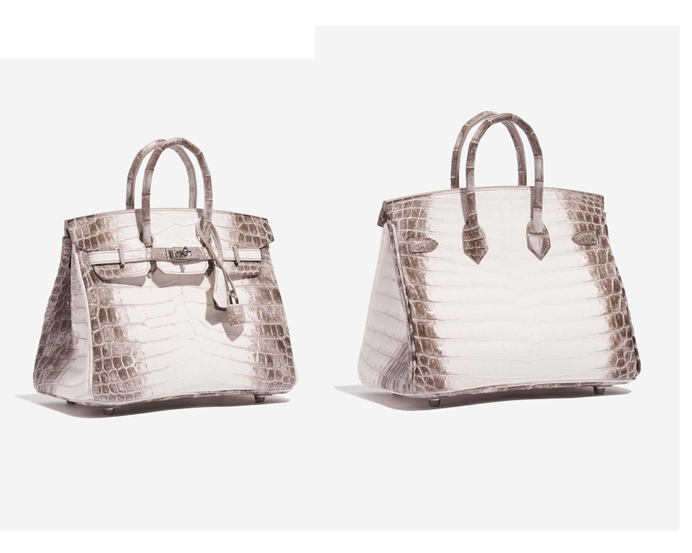 Hermès Niloticus Crocodile Himalaya Birkin