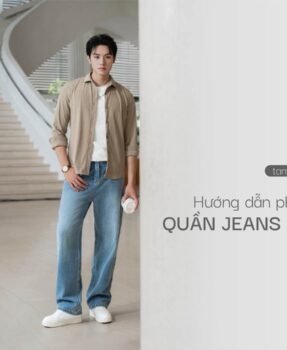 Hướng dẫn phối đồ với quần jeans nam chuẩn fashion 2025