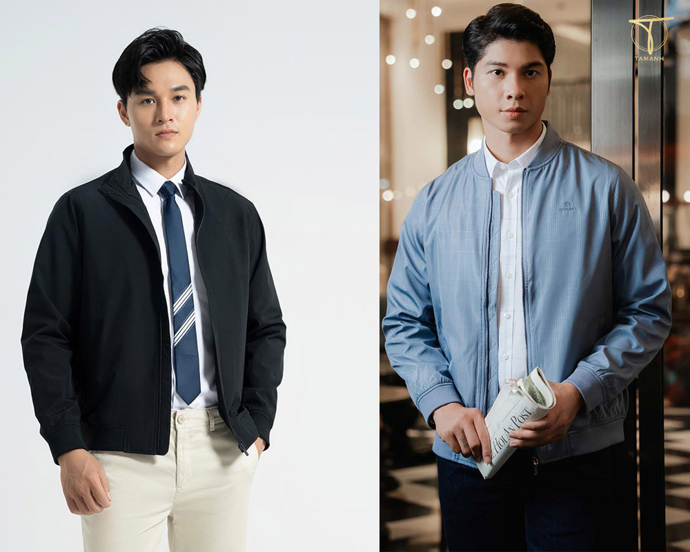 Cách phối đồ với áo sơ mi trắng nam áo khoác