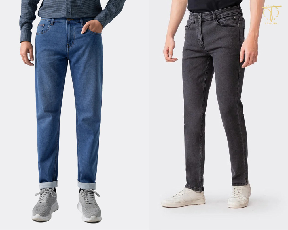 Quần jeans dáng Slim 