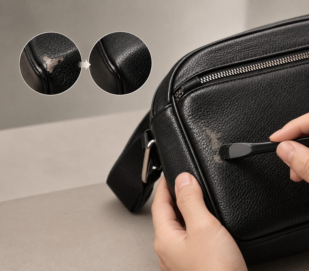6+ Cách sửa túi da bị tróc đơn giản, dễ thực hiện tại nhà